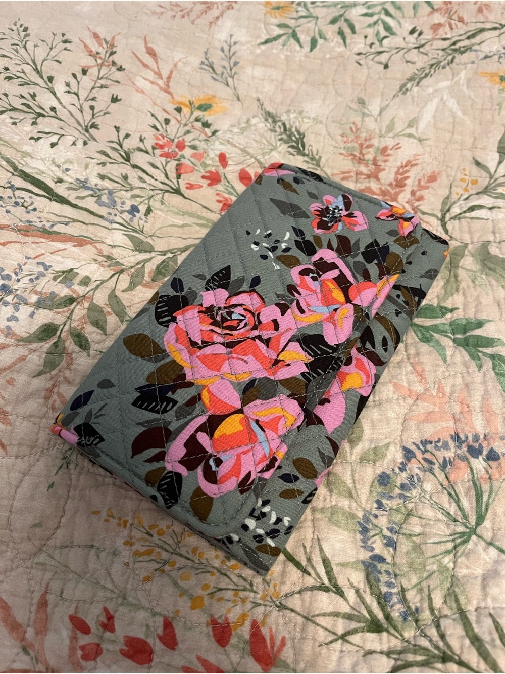 Vera Bradley Floral Quilted Wallet